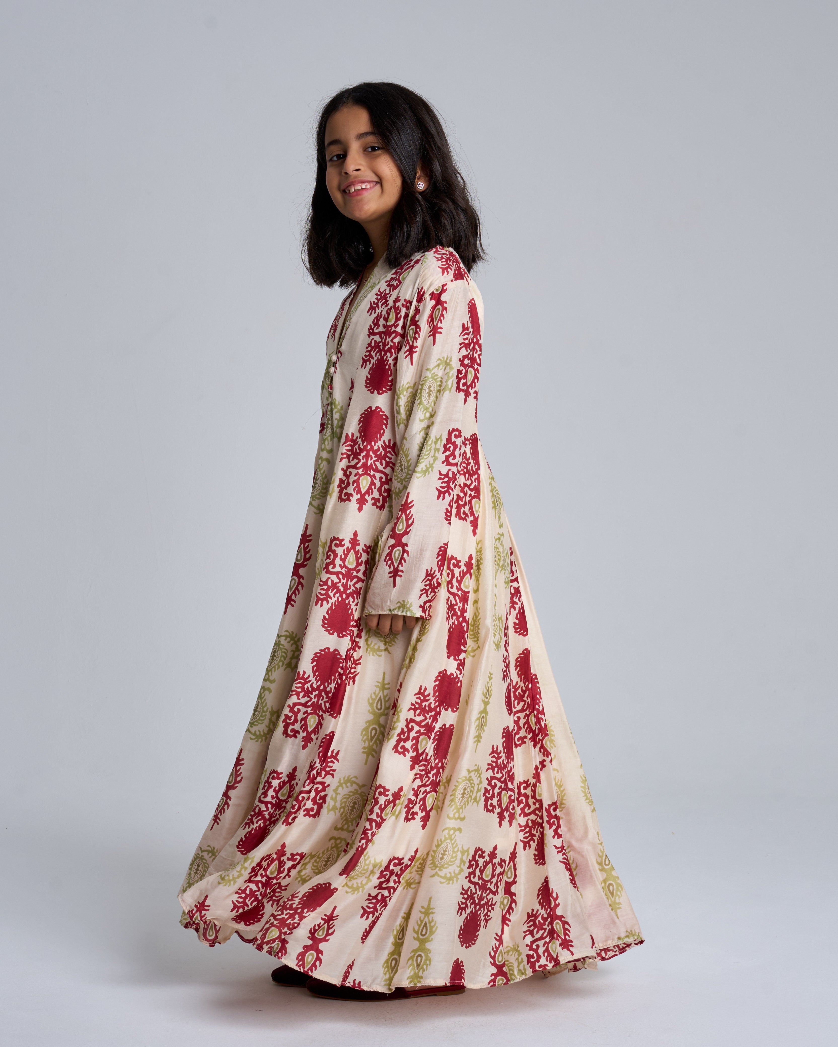 Kids 3-Curly hem LONG SLEEVES 17B