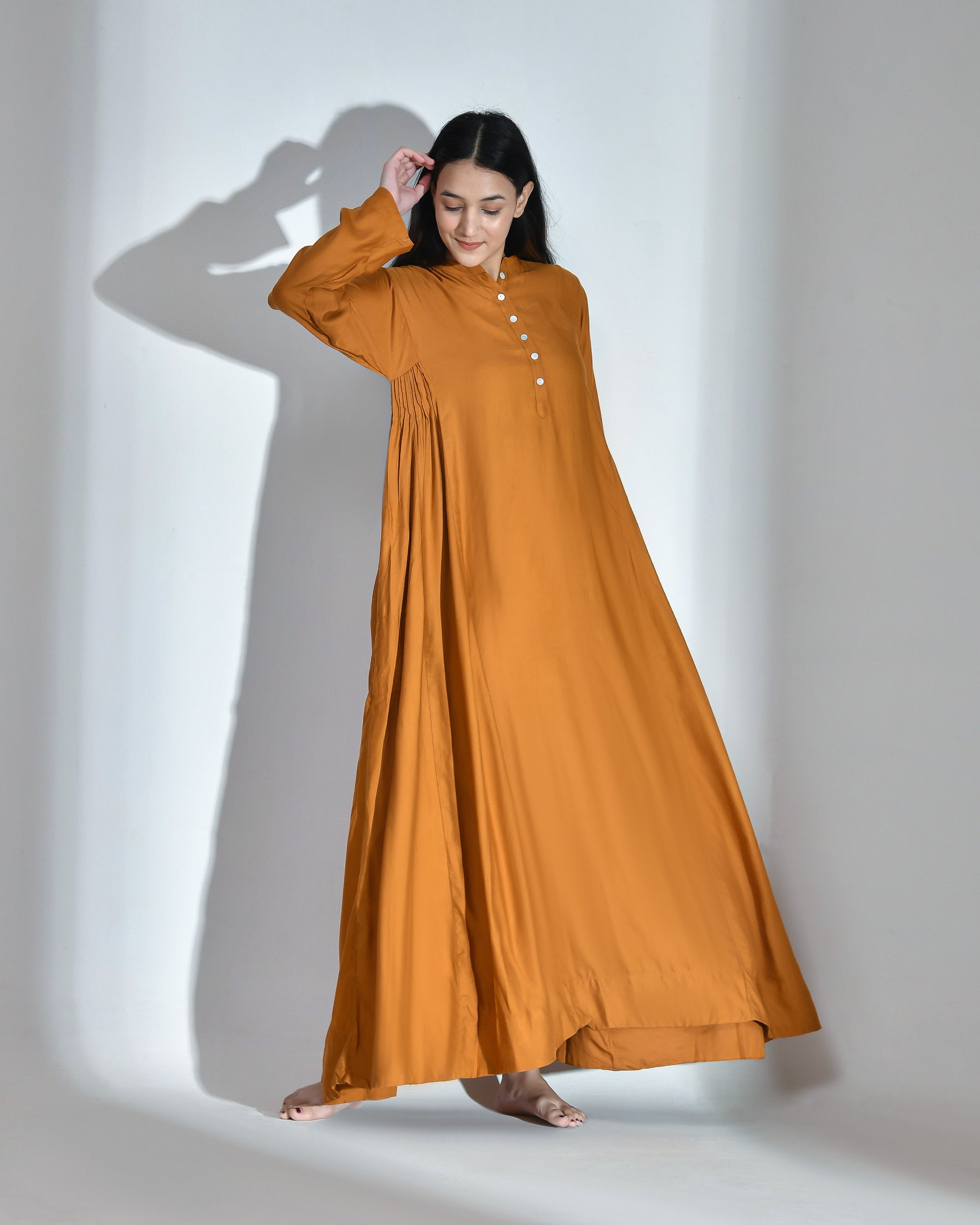 17 Side pleated Incha Gold SAHARA