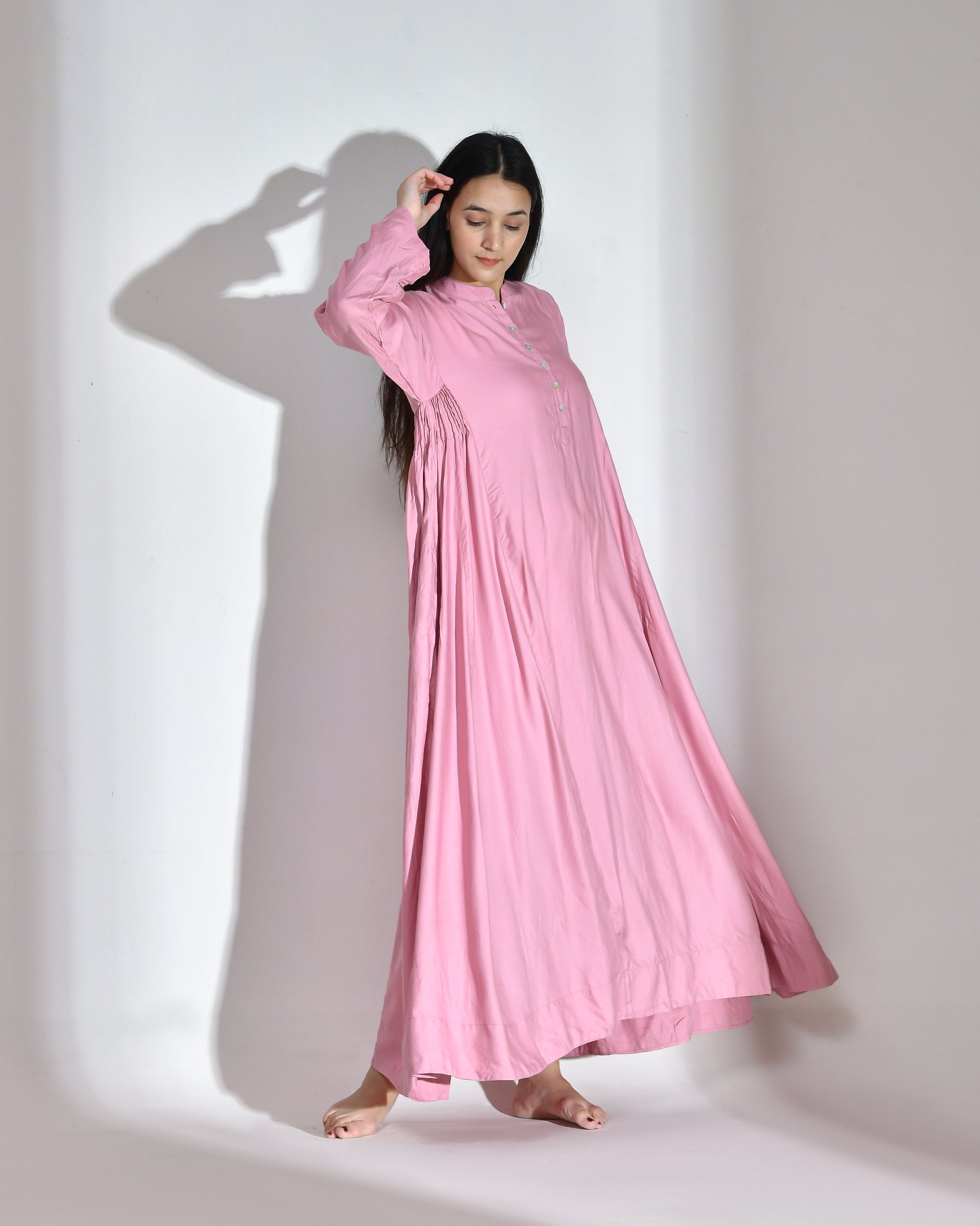 17 Side pleated MELLOW ROSE SAHARA