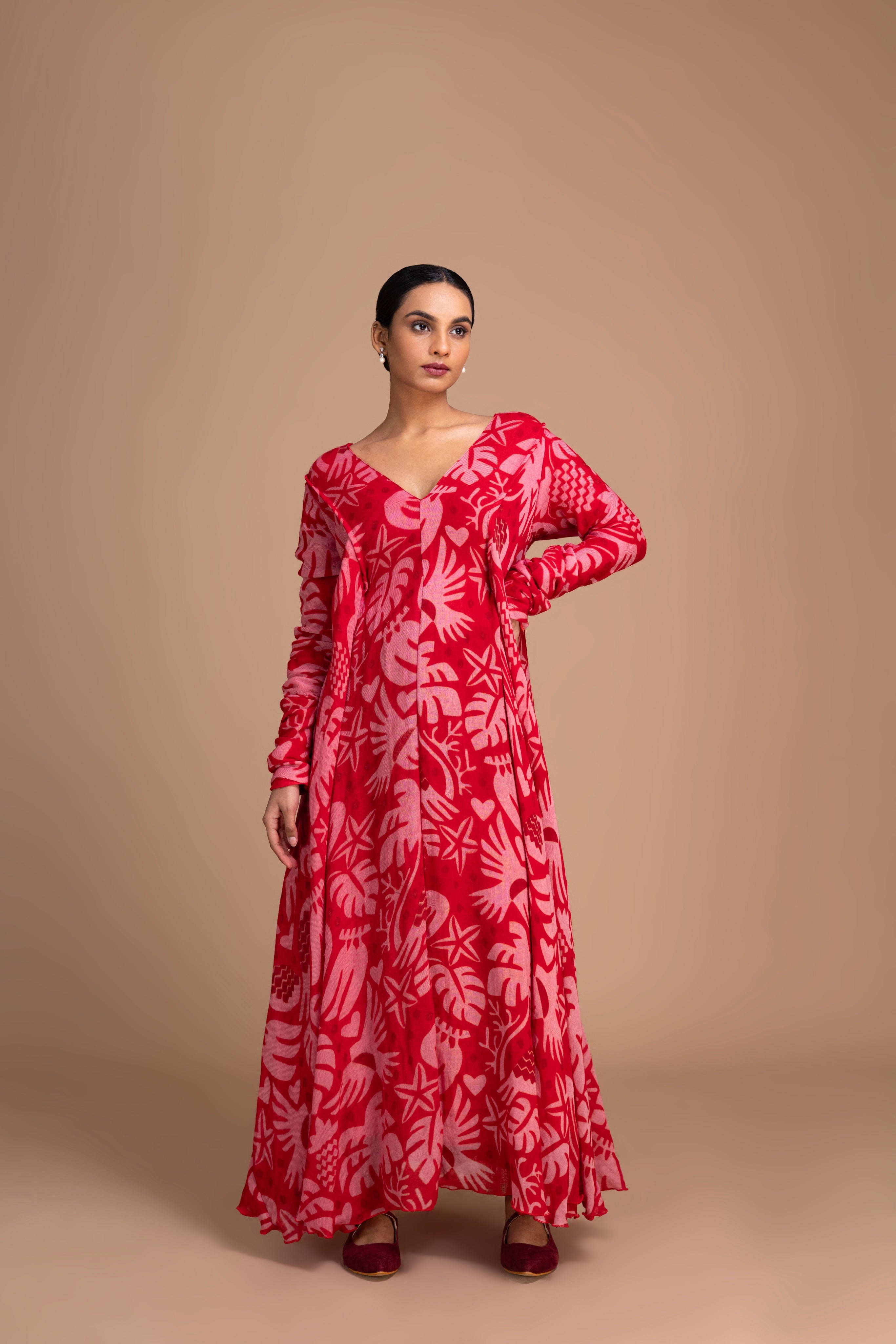 WOOL 1 VNECK  13A PERSIAN