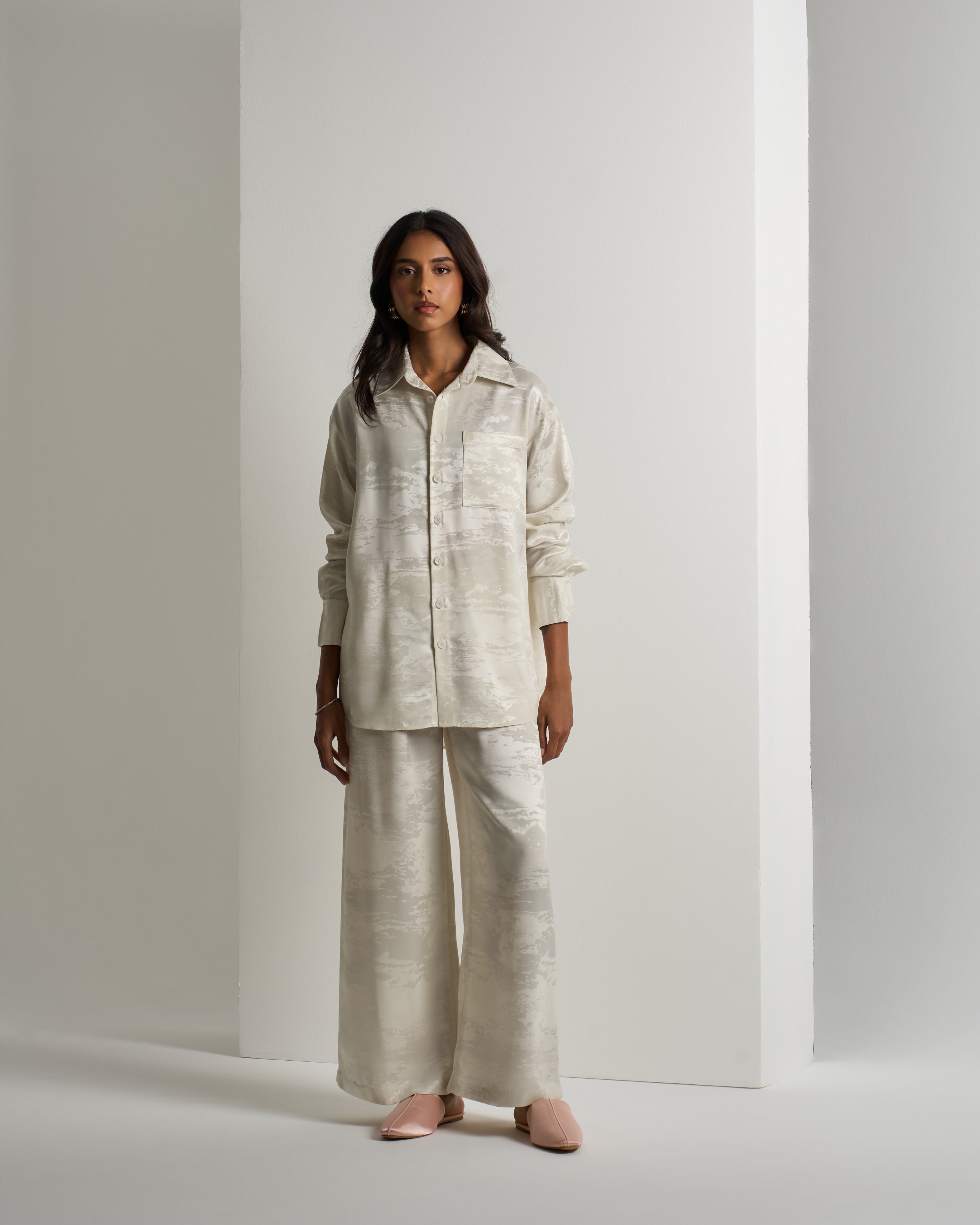 JACQUARD SHIRT AND PANTS