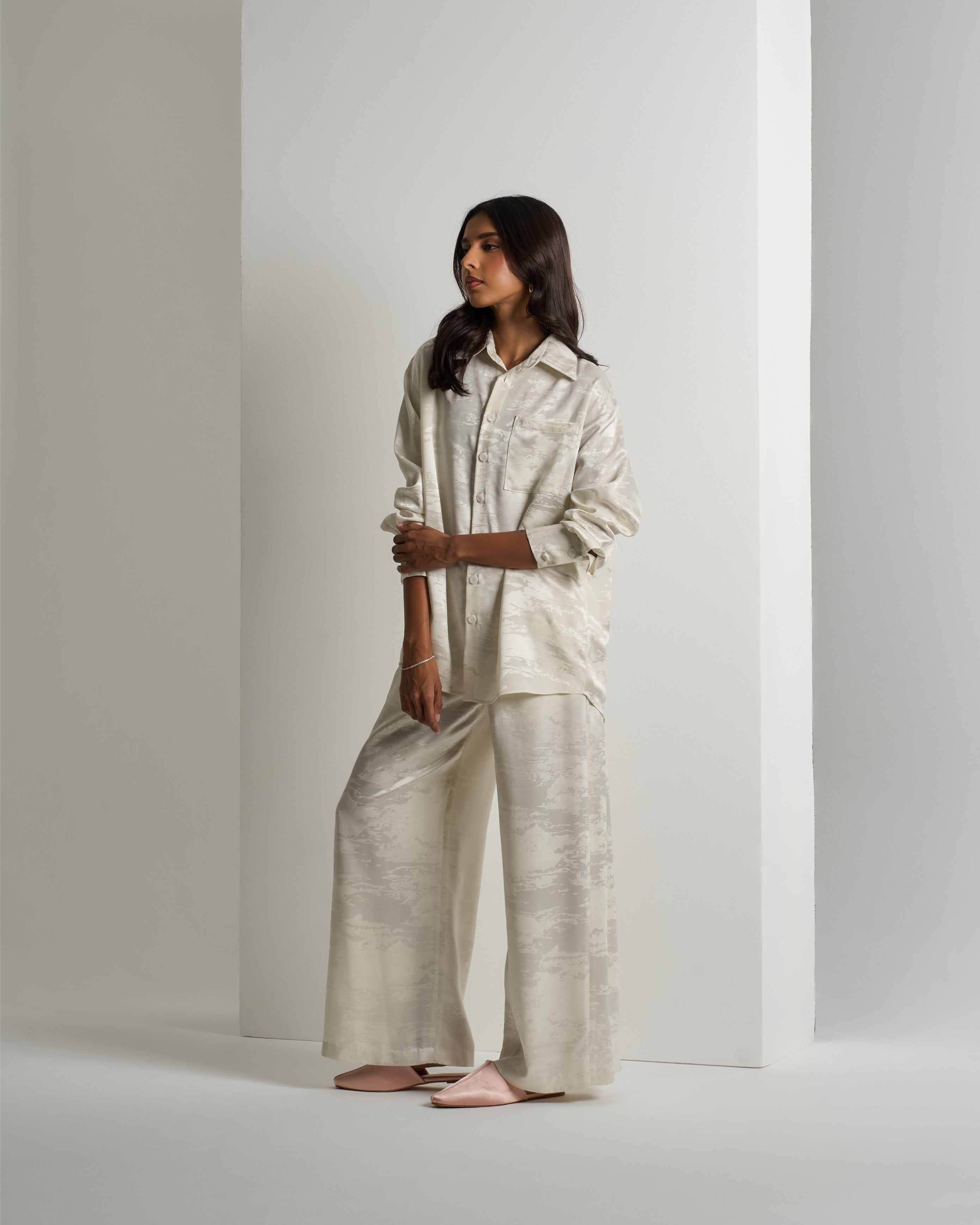 JACQUARD SHIRT AND PANTS