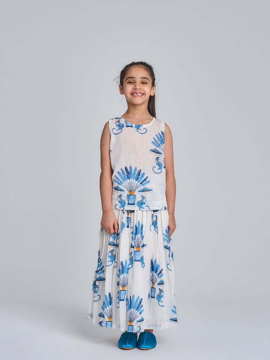 Kids 4- sleeveless + skirt 1A