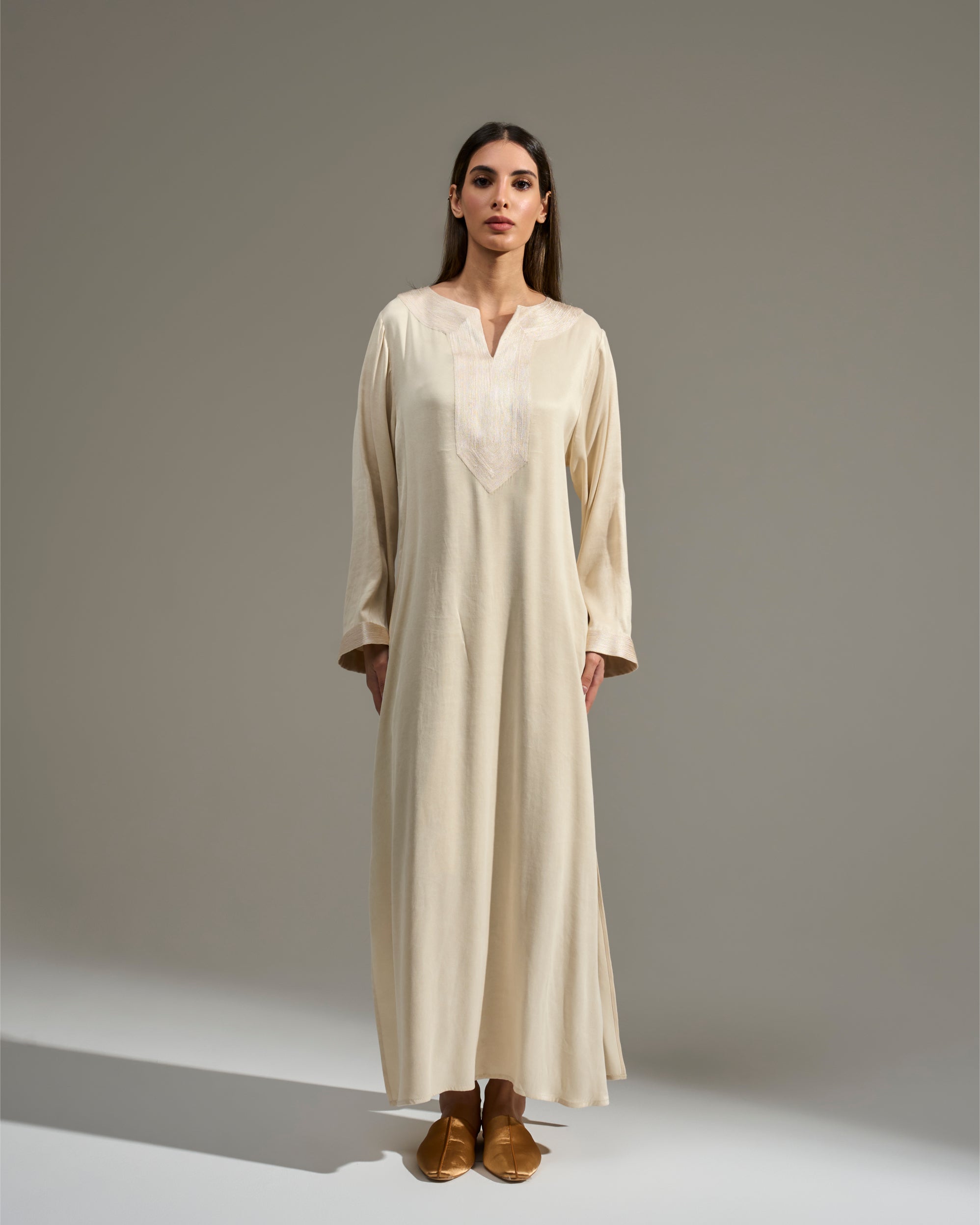 EMBROIDERED DRESS