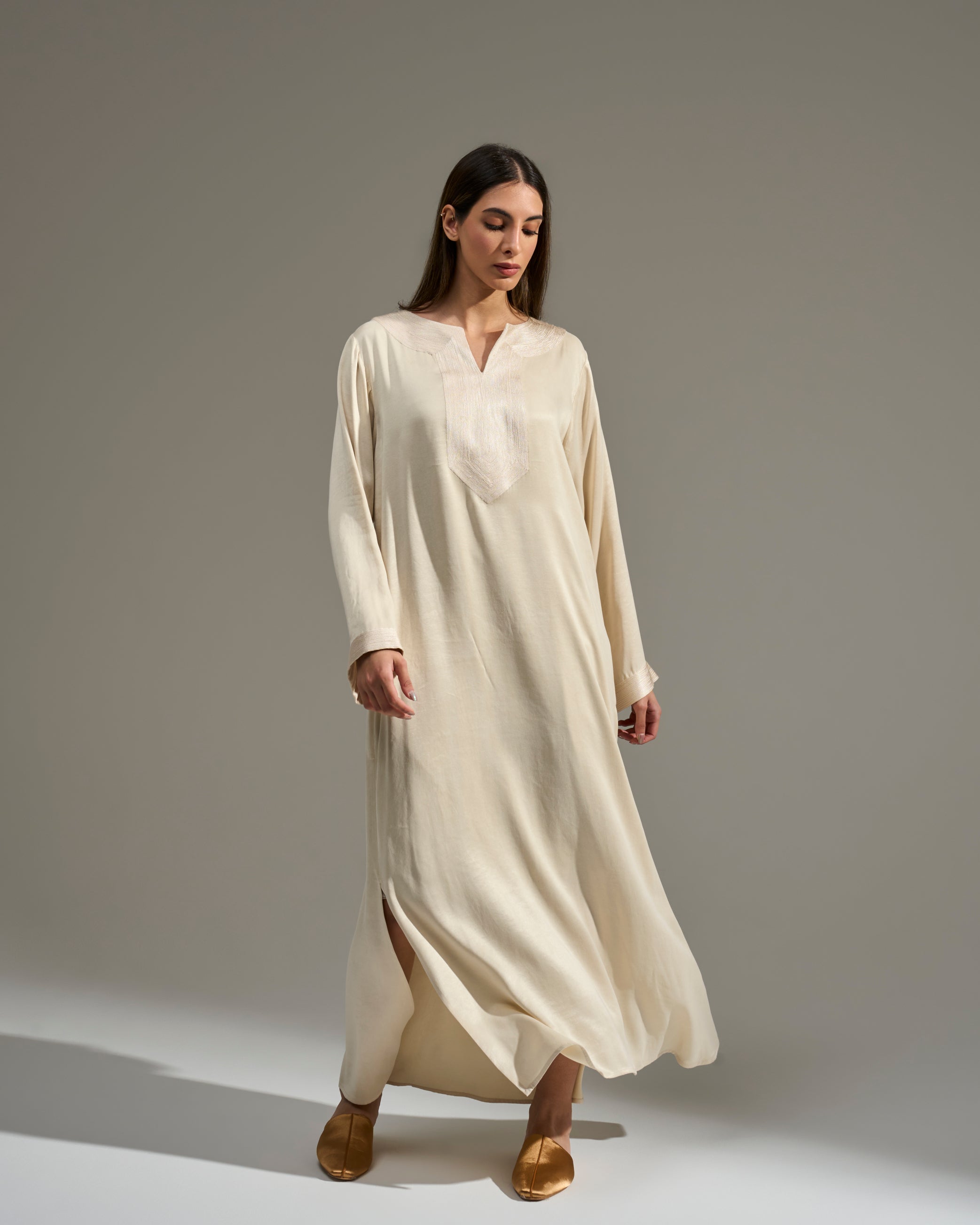 EMBROIDERED DRESS