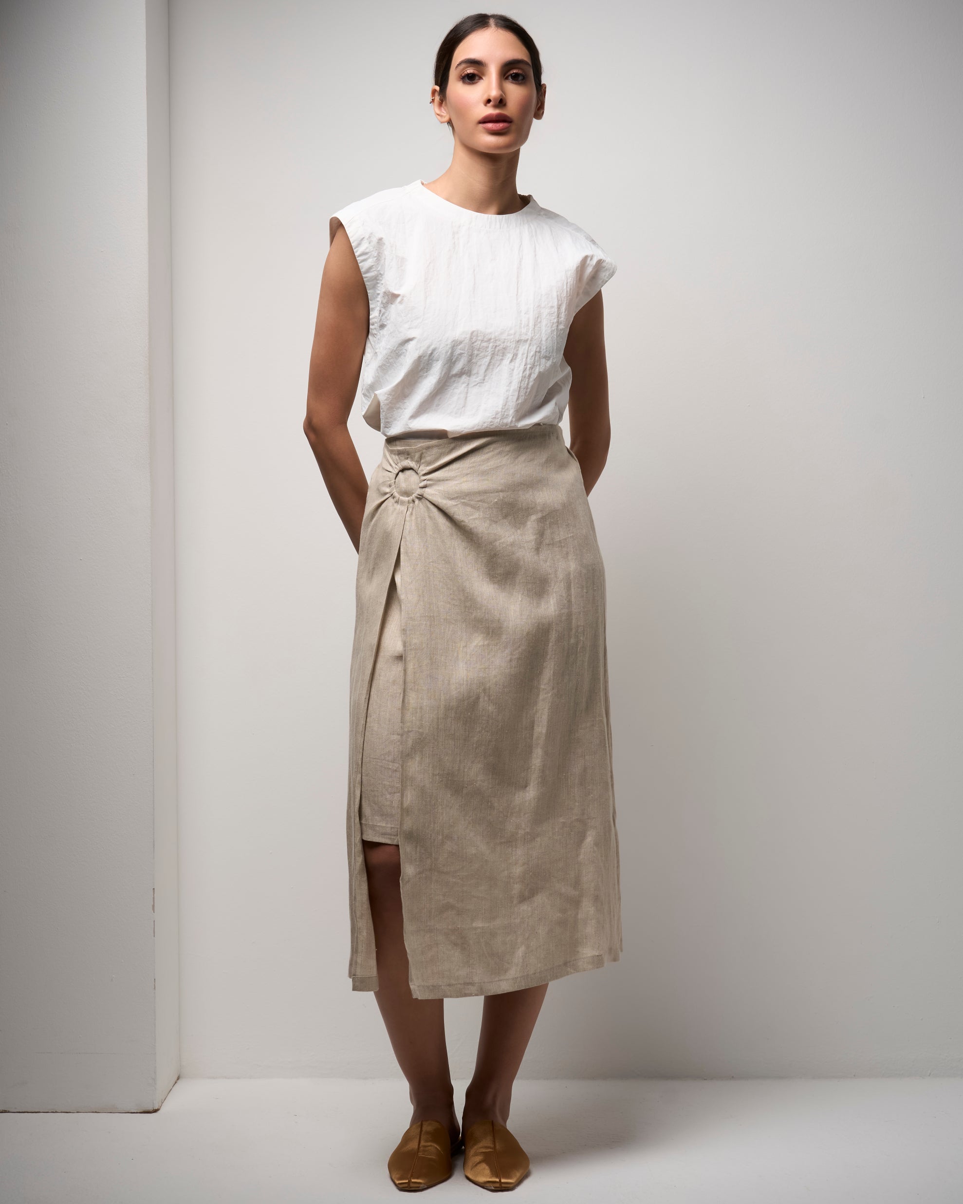 WRAP OVER RING SKIRT