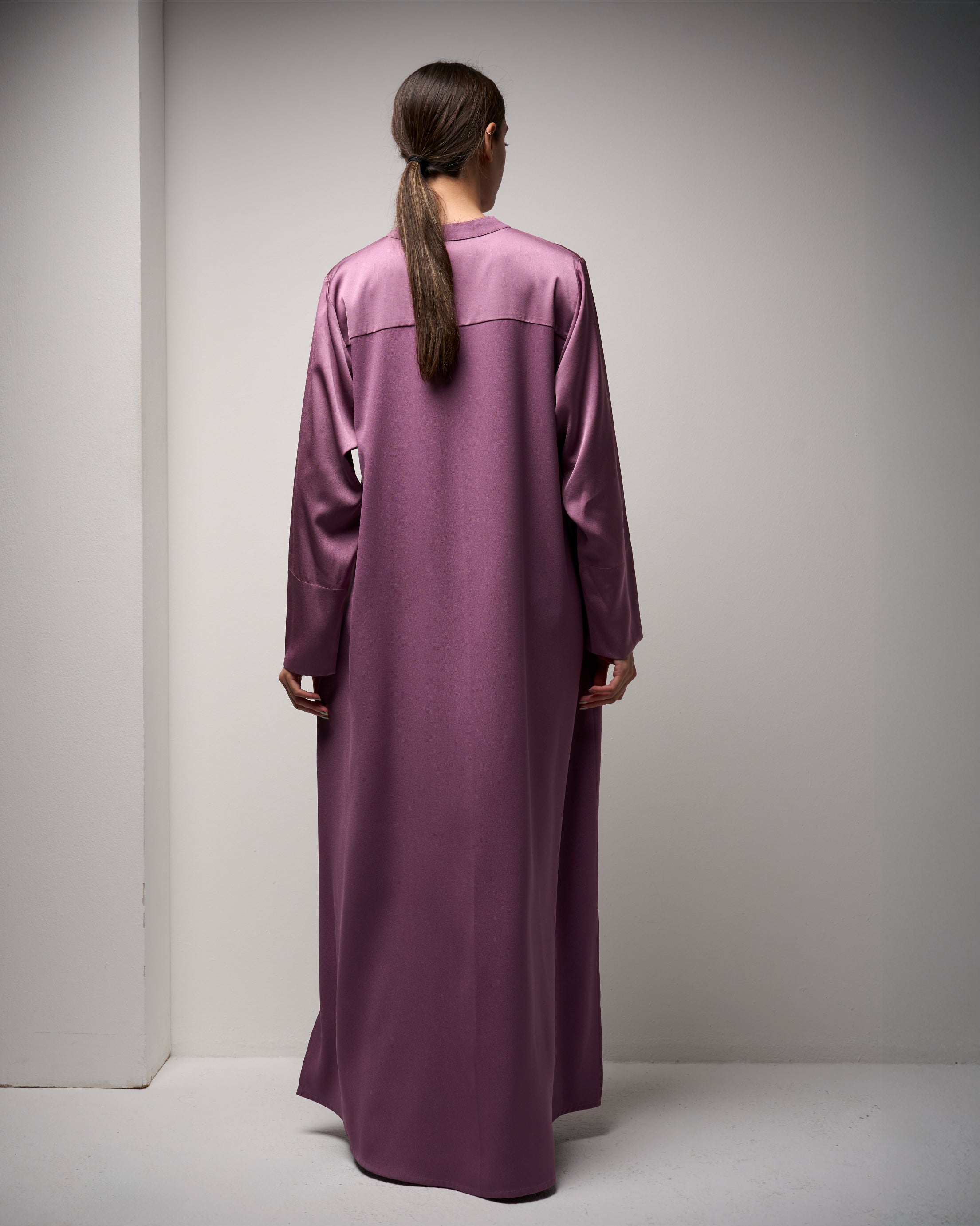 PURPLE PINTUCK DRESS