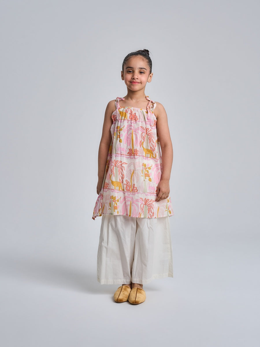 Kids 11- sleeveless +loose pants8B
