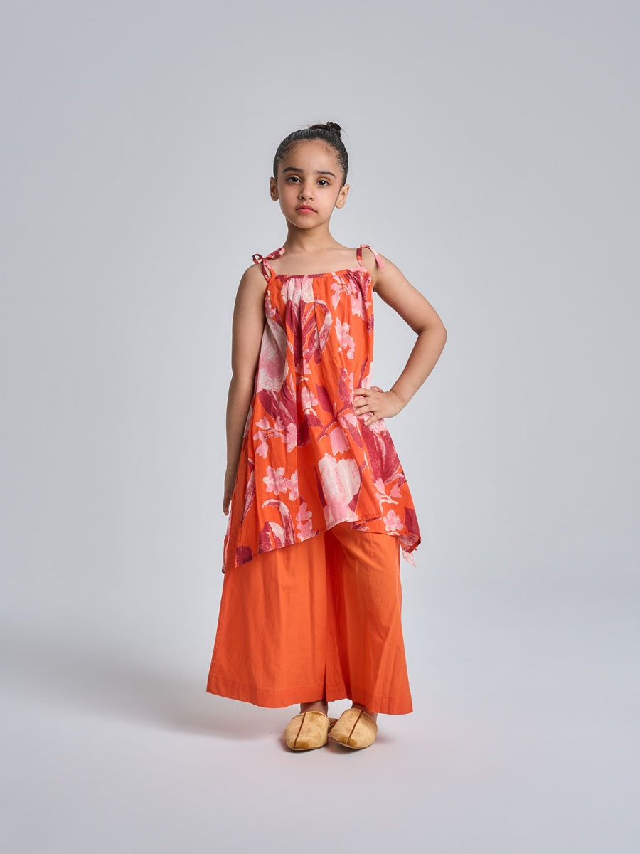 Kids 11- sleeveless +loose pants13A