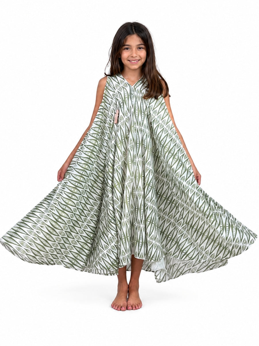 Kids 1- Vneck SLEEVELESS 14C