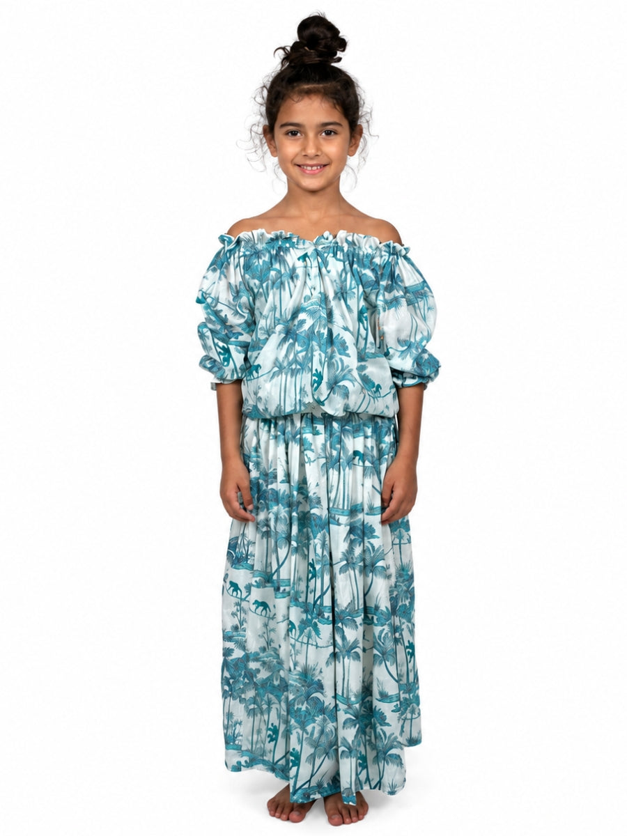 Kids 5- long sleeves +skirt 20.A