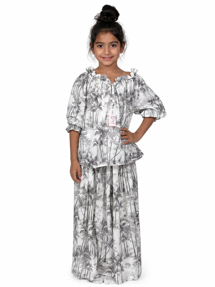 Kids 5- long sleeves +skirt 20B