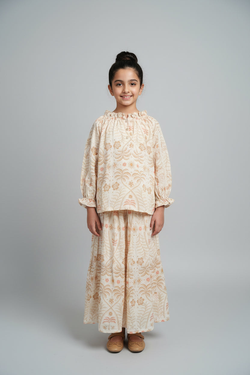 Kids 5- long sleeves +skirt 6.A