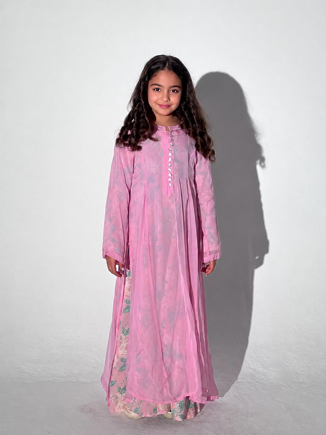 Kids 7 Double Button Dress 1B SAHARA