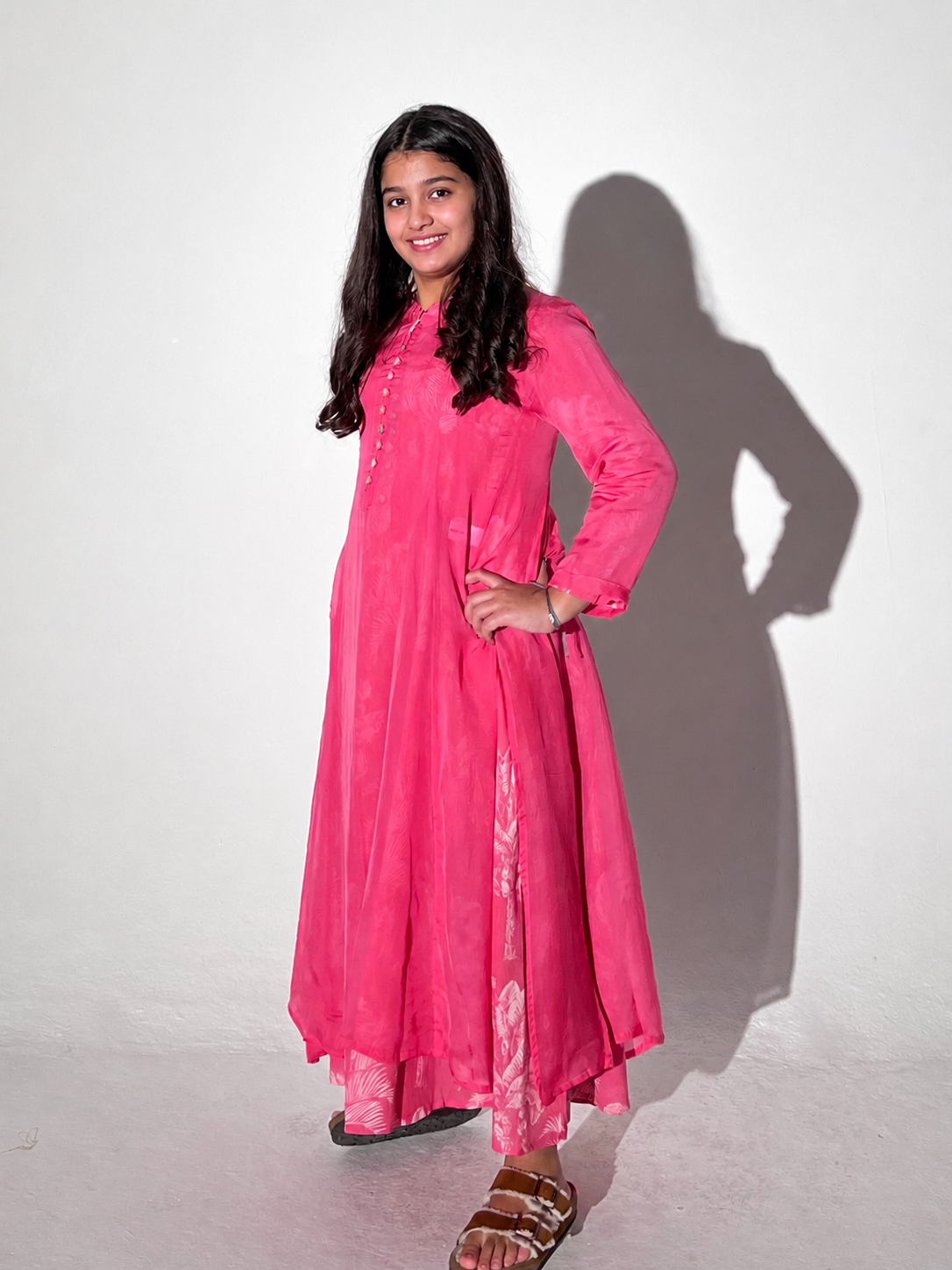Kids 7 Double Button Dress 4A SAHARA