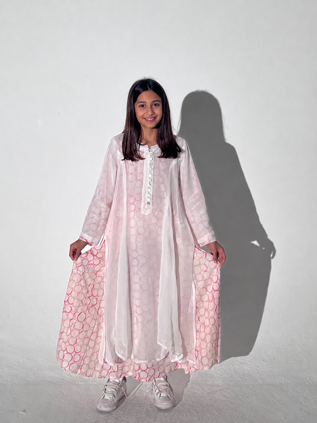 Kids 7 Double Button Dress 9A SAHARA