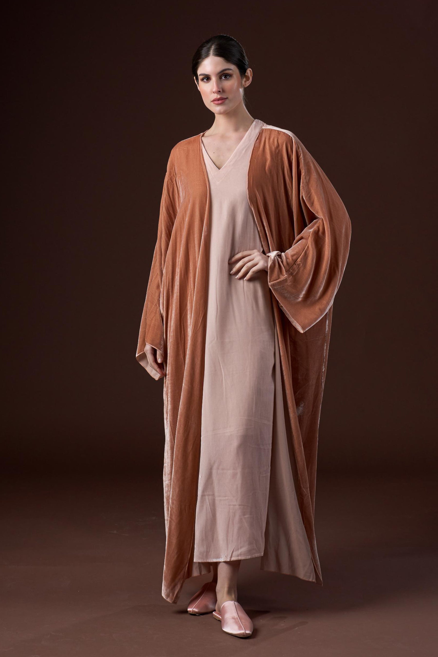 SILK VELVET DOUBLE SET