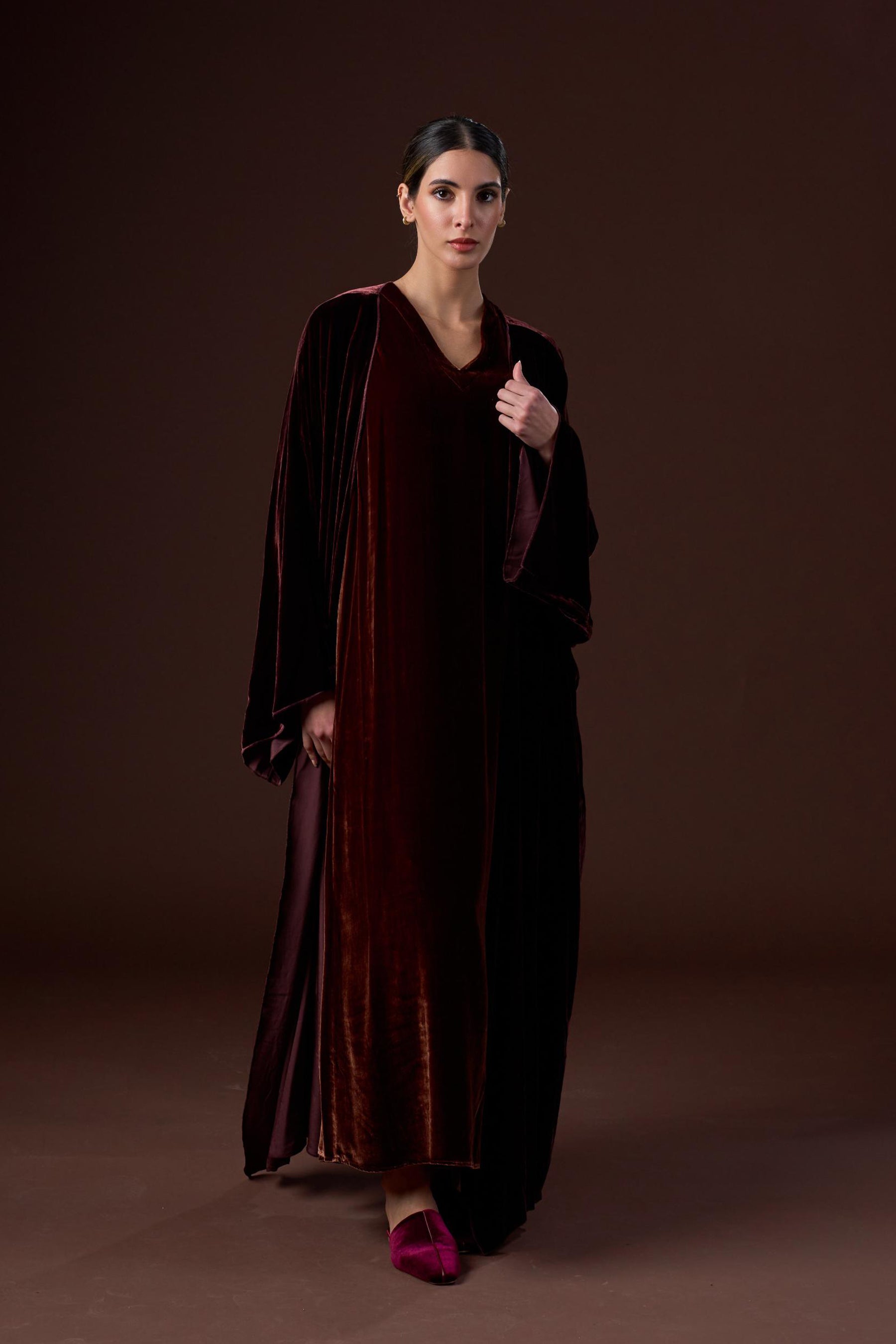 SILK VELVET DOUBLE SET