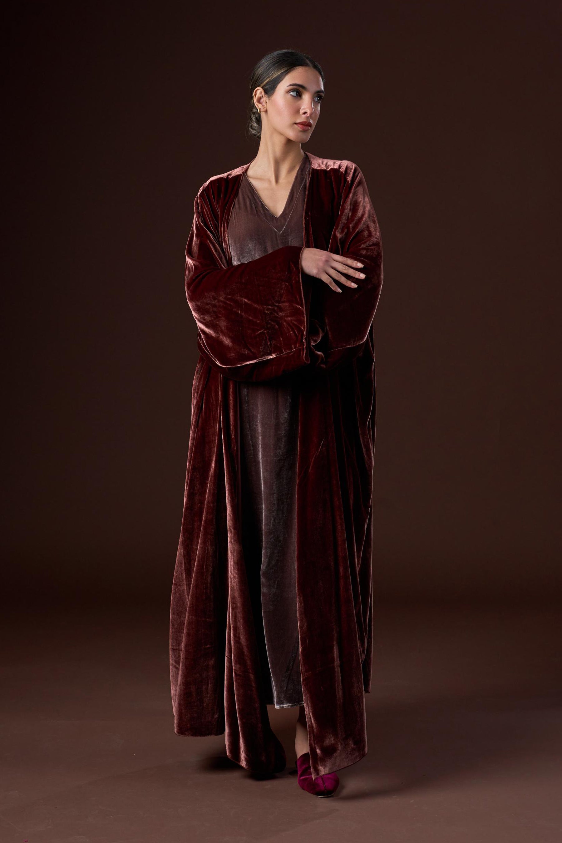 SILK VELVET DOUBLE SET