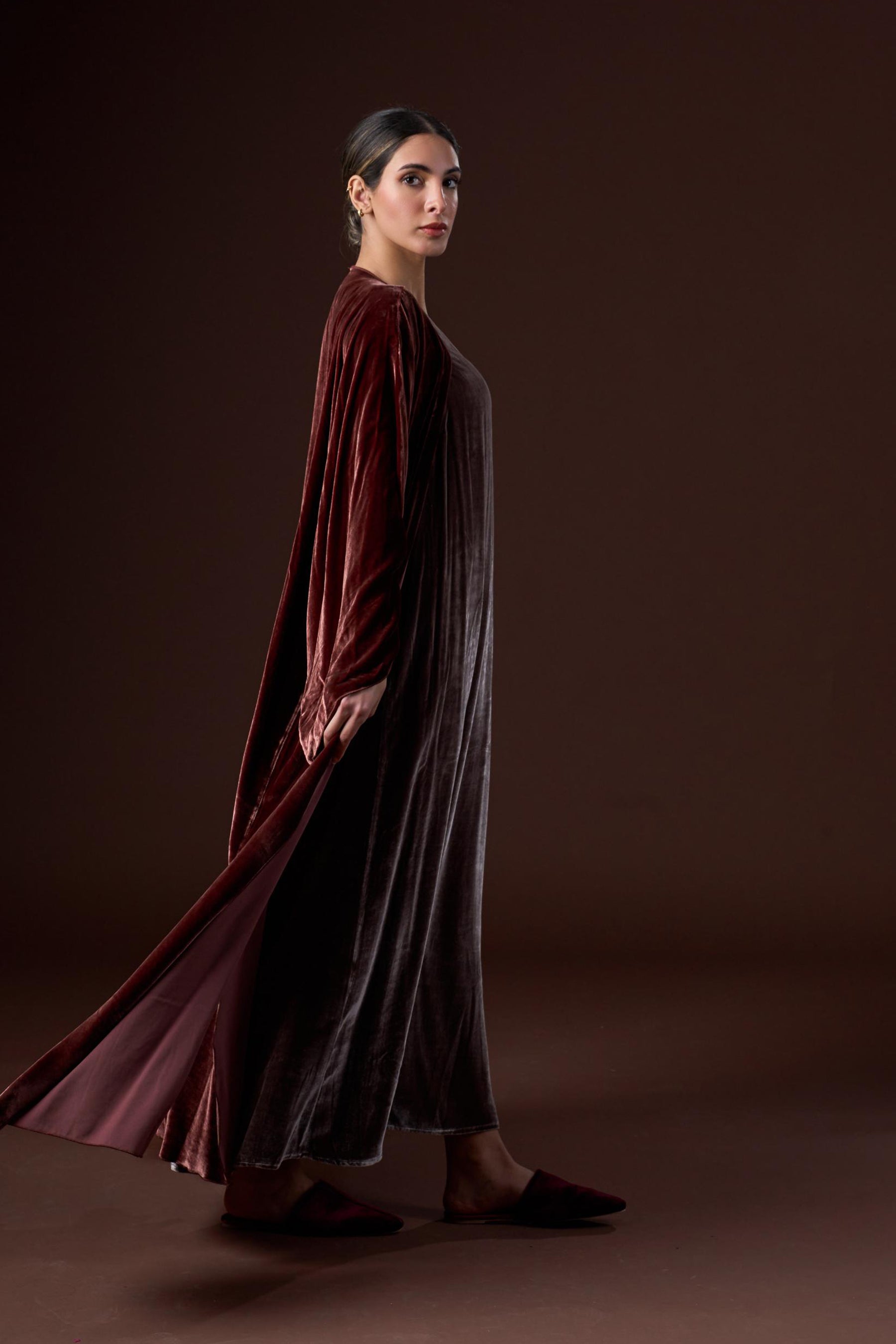 SILK VELVET DOUBLE SET