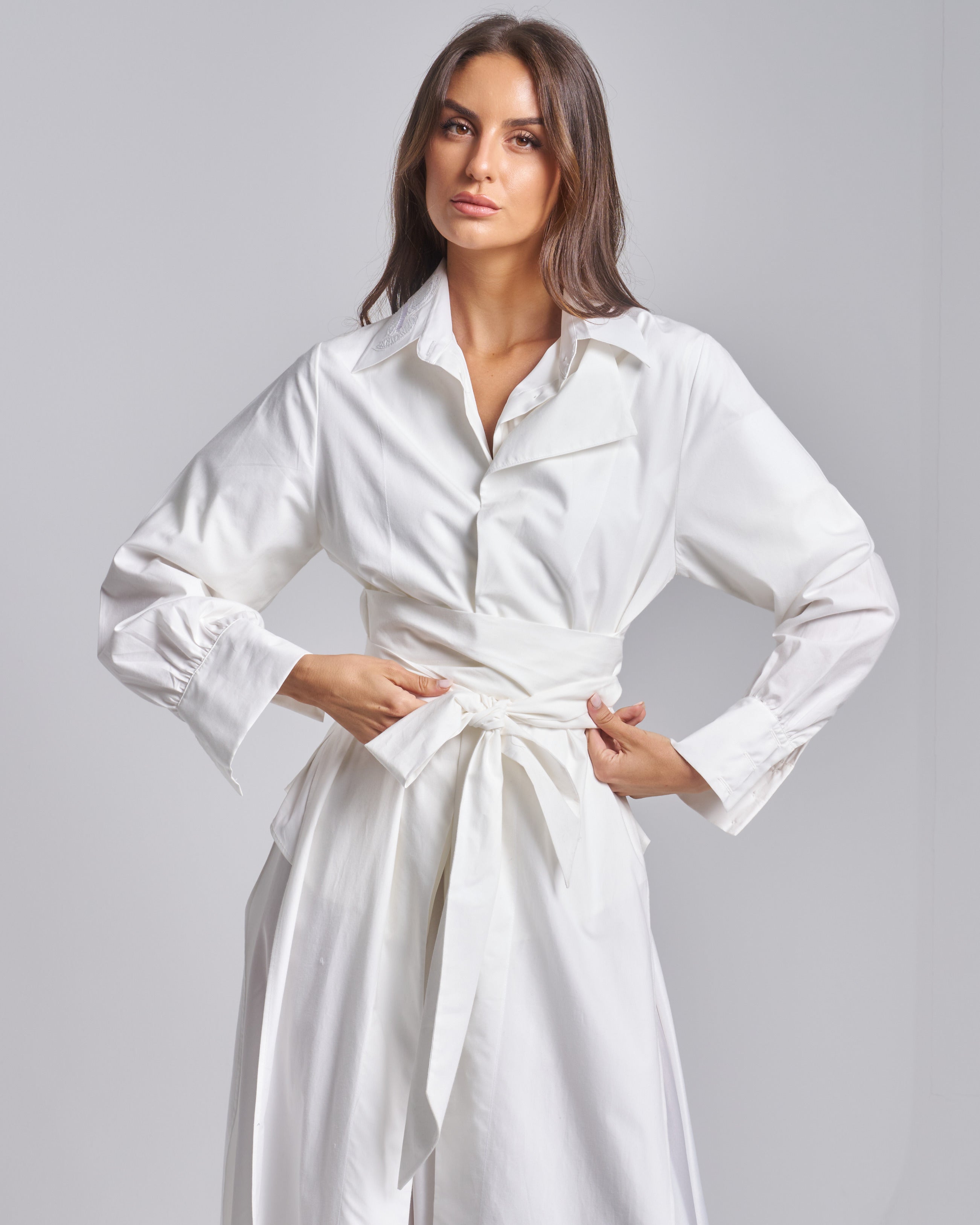 White Wrap Dress