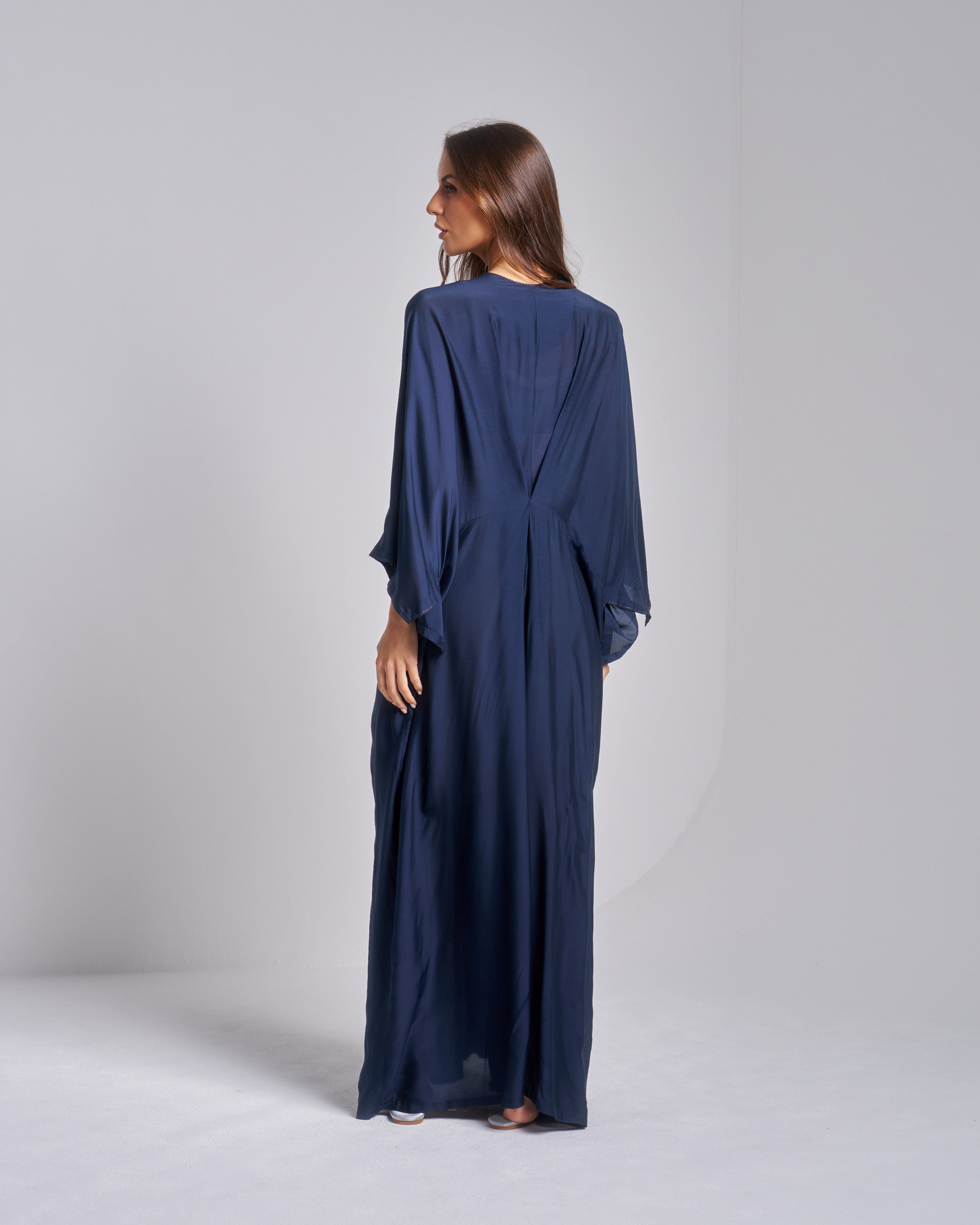 Silk V-Neck Dress