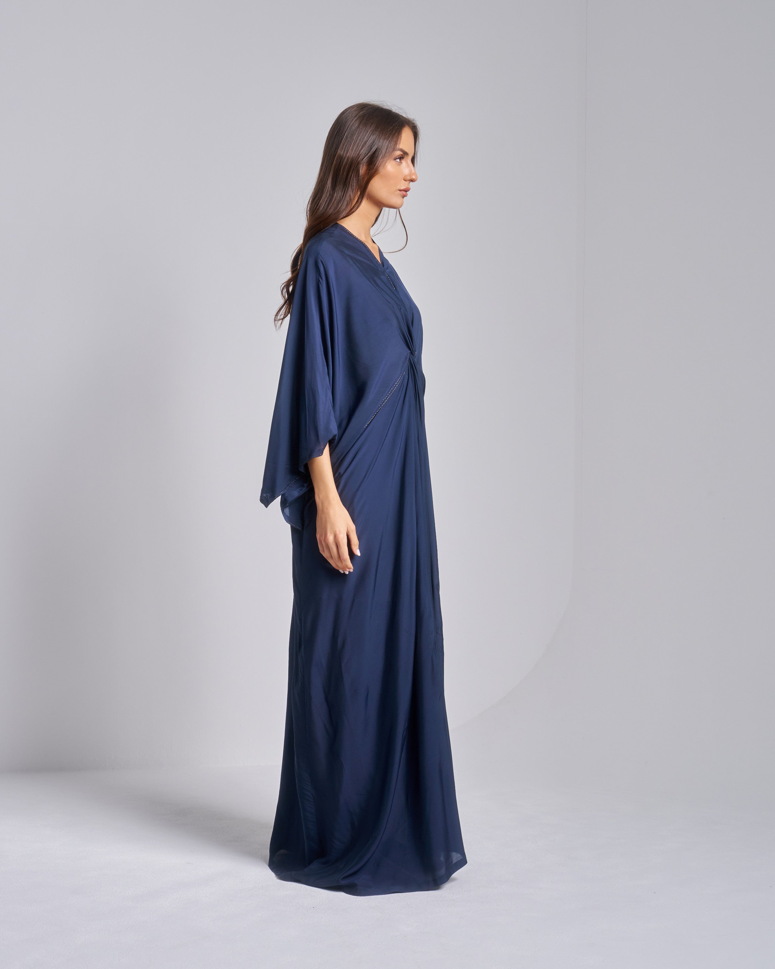 Silk V-Neck Dress