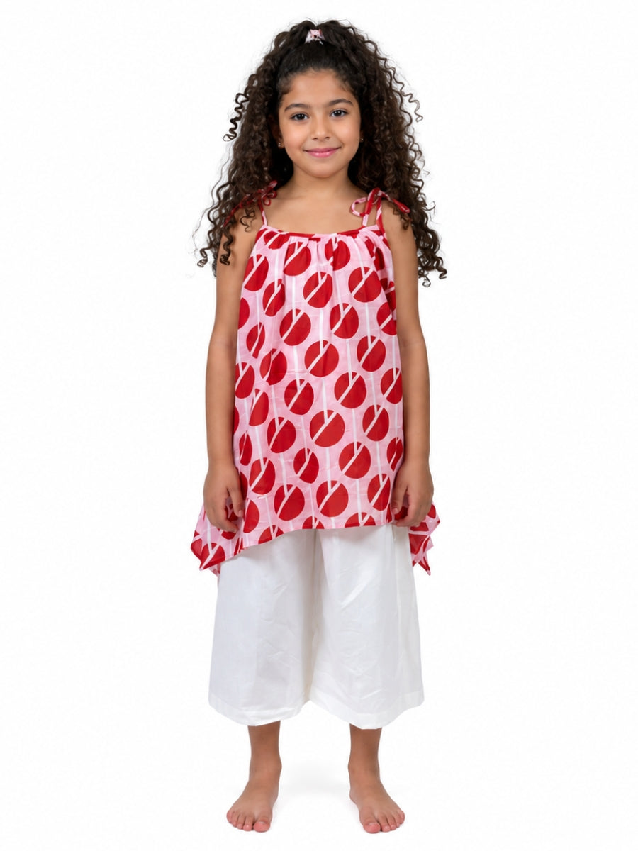 Kids 11- sleeveless +loose pants3A