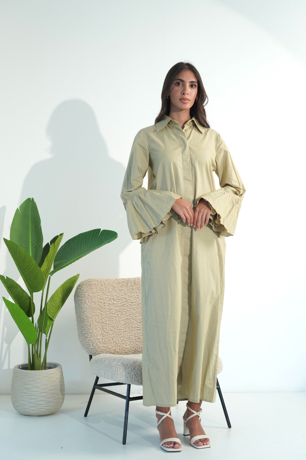 6 Plain Long Shirt SAFARI SAHARA