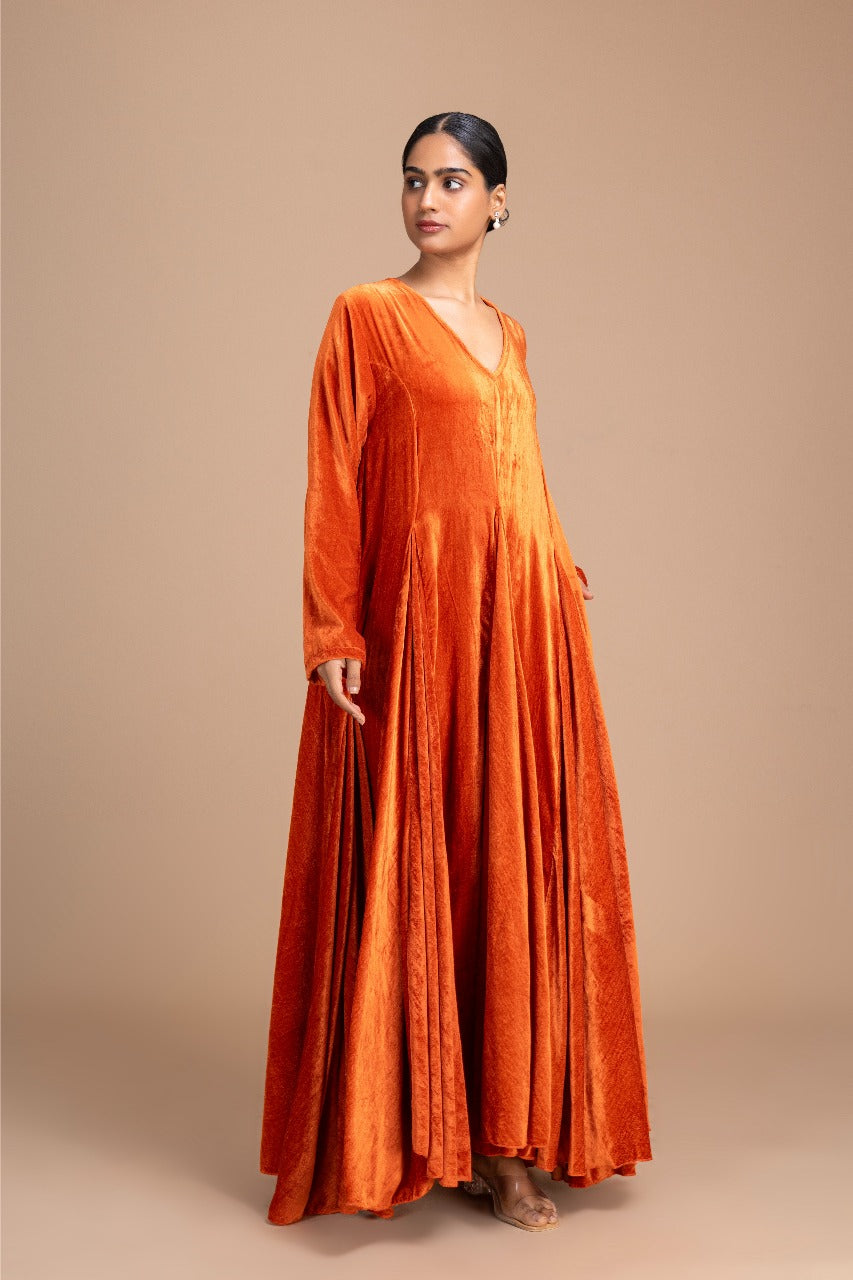 2KLOSH VELVET SILK GOLD FLAME PERSIAN