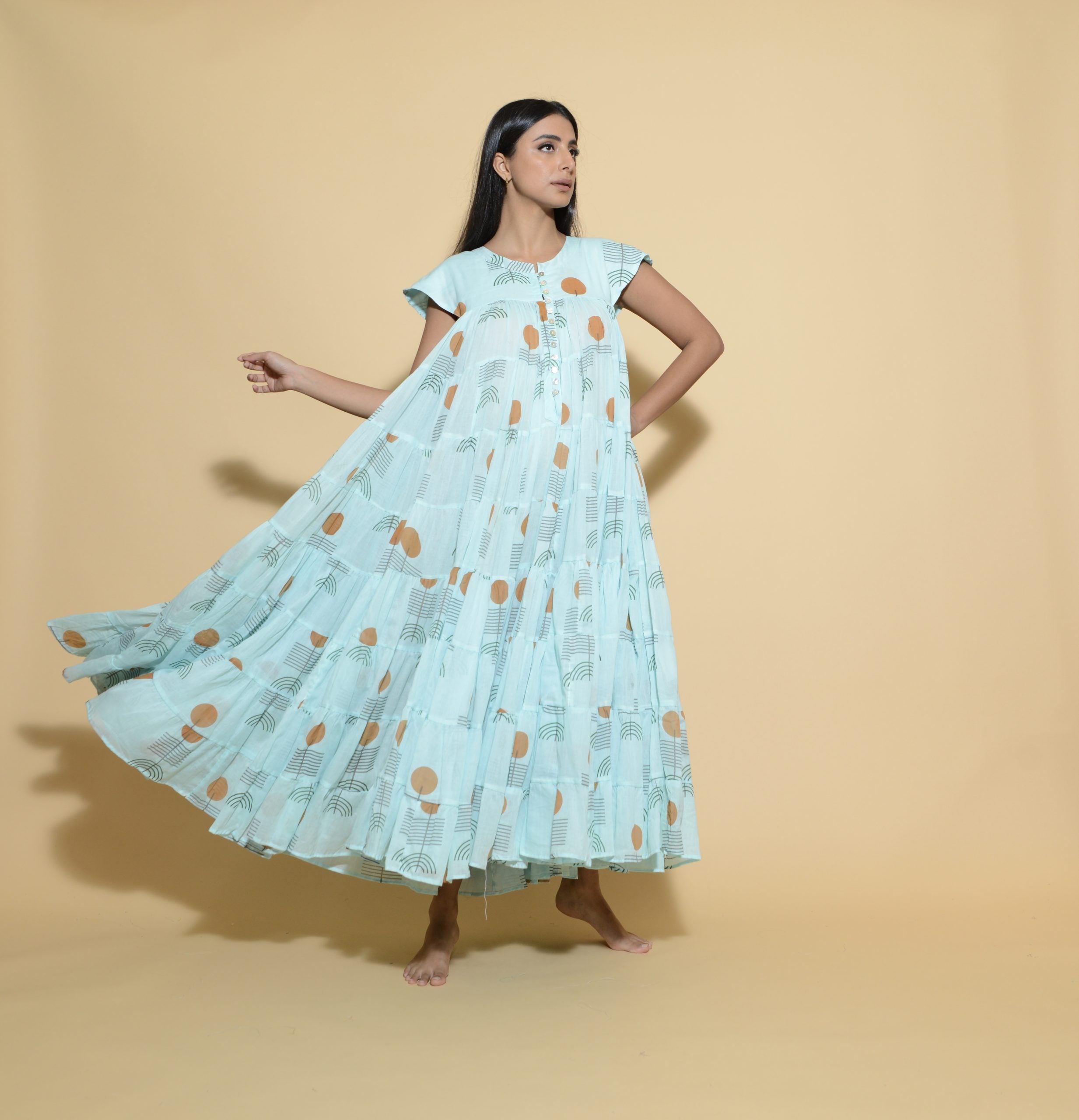 Layer Japanese Sleeves Aqua Trendy