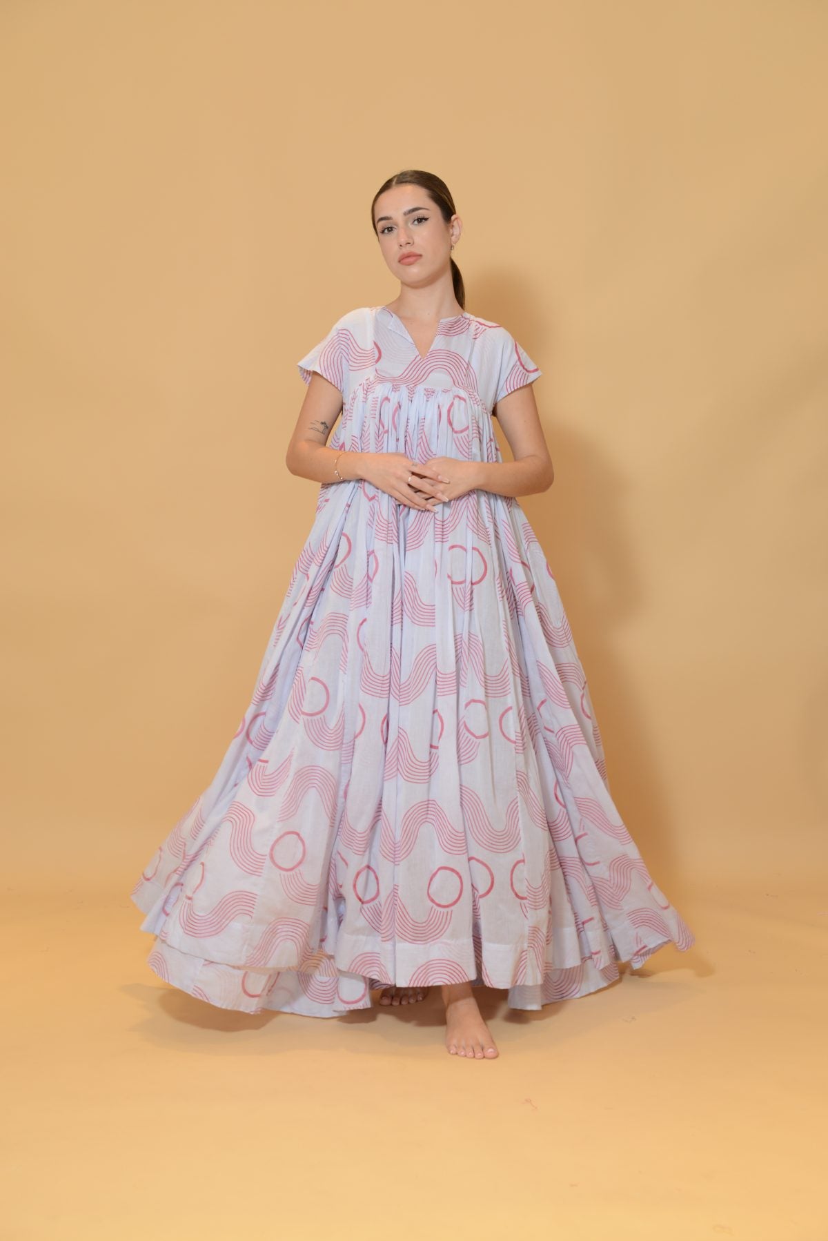 Starneck Japanese Sleeves Grey Waves