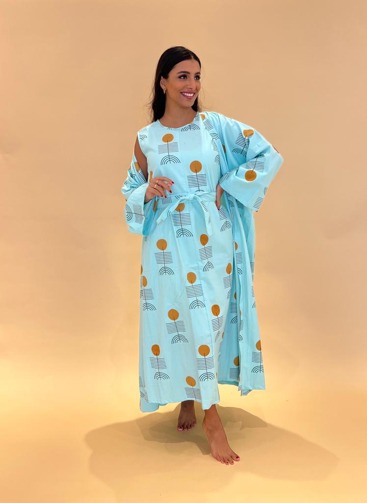 Printed 2 Pieces Aqua Trendy Shape